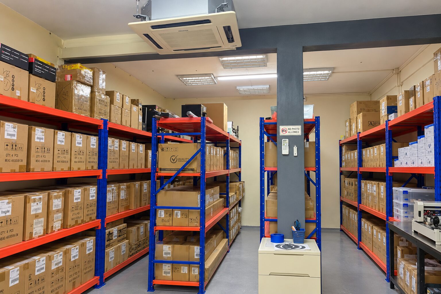 Temperature & humidity-controlled storage